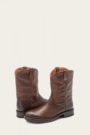 Frye Duke Roper - Dark-brown - Click Image to Close