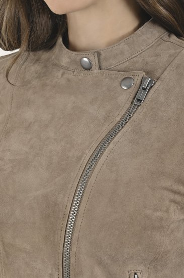Frye Versatile Biker-racer Leather Jacket - Versatile Biker-racer Leather Jacket - Click Image to Close