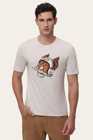Frye Classic-Fit Crewneck Graphic Tee - Classic-Fit Crewneck Graphic Tee