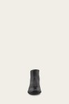 Frye Carson Piping Bootie - Tumbled-black