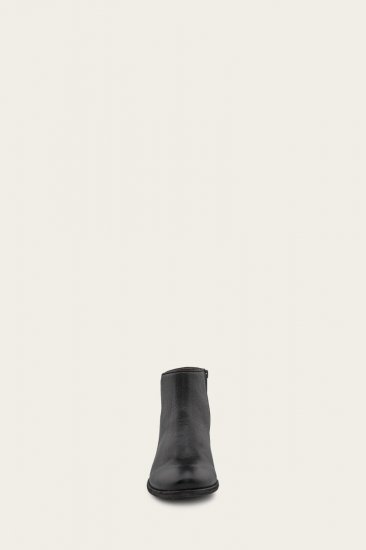 Frye Carson Piping Bootie - Tumbled-black - Click Image to Close