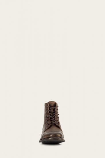 Frye Seth Cap Toe Lace Up - Graphite - Click Image to Close