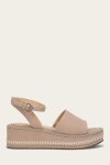 Frye Joy Ankle Strap Platform Sandal - Clay