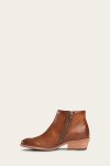 Frye Carson Piping Bootie - Caramel