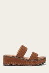 Frye Joy Woodstock 2 Band Platform Slide - Bark