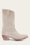 Frye Sacha Mid Stud - White