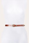 Frye 25MM Logo Western Belt - 25MM Logo Western Belt