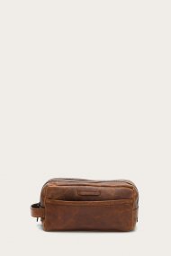 Frye Logan Travel Dopp - Cognac