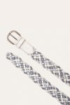 Frye 35MM Tonal Woven Leather Belt - 35MM Tonal Woven Leather Belt