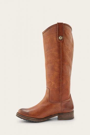Frye Melissa Double Sole Button Lug Tall - Bronze - Click Image to Close