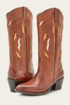 Frye Shelby Deco Stitch - Caramel