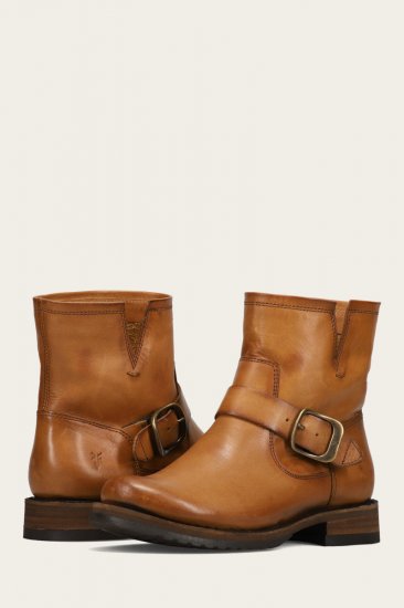 Frye Veronica Flex Bootie - Caramel - Click Image to Close