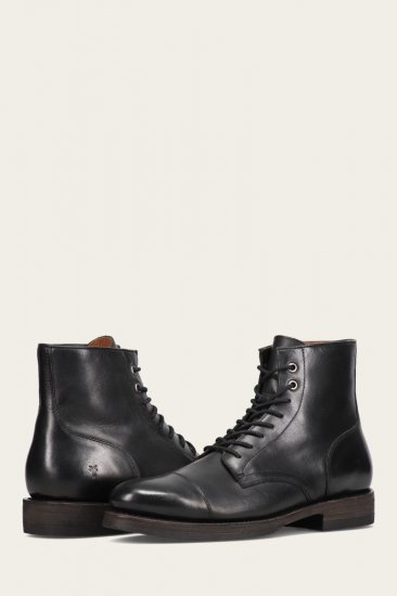 Frye Dylan Lace Up - Black - Click Image to Close