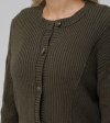 Frye Mixed Stitch Button Front Cardigan - Mixed Stitch Button Front Cardigan