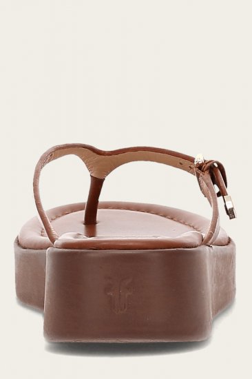 Frye Maya Buckle Thong Sandal - Cinnamon - Click Image to Close
