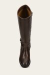 Frye Melissa Belted Tall Wide Calf - Chocolate
