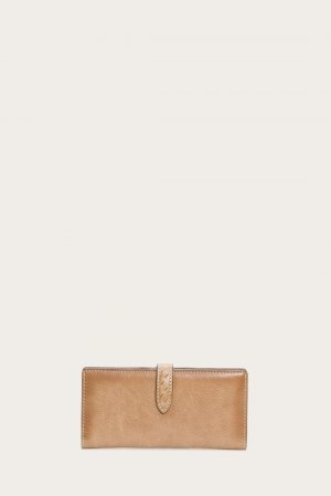Frye Reed Slim Wallet - Tan