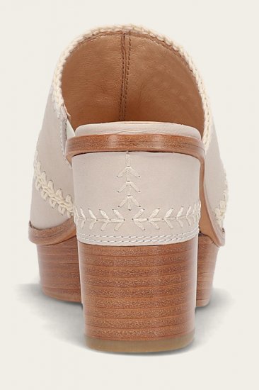 Frye Pipa Crochet Platform Sandal - Ivory - Click Image to Close