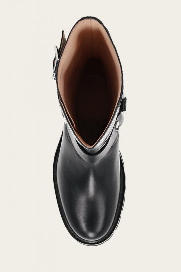 Frye Olivia Moto Mid - Black - Click Image to Close