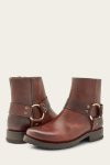 Frye Veronica Harness Short - Cognac