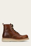 Frye Hudson Workboot Wedge - Saddle