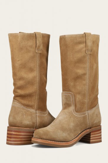 Frye Campus 12R - Tan-buck - Click Image to Close