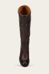 Frye Jean Tall Pull On Wide Calf - Chocolate