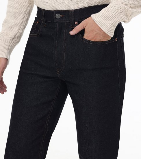Frye Straight Slim Jeans In Raw Indigo - Straight Slim Jeans In Raw Indigo - Click Image to Close