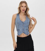 Frye Denim Vest - Denim Vest