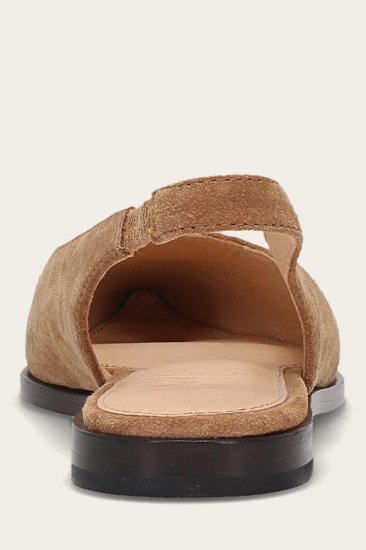 Frye Kenzie Slingback Flat - Almond - Click Image to Close