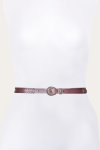 Frye 20mm Belt With 3 Pc Buckle Set & Leather Laced Edge - 20mm Belt With 3 Pc Buckle Set & Leather Laced Edge