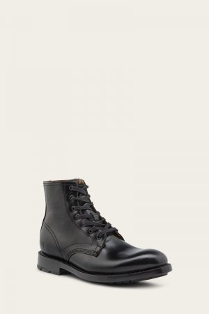 Frye Bowery Lace Up - Jet-black
