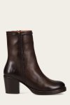 Frye Jean Short Inside Zip - Chocolate