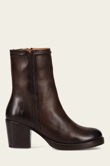 Frye Jean Short Inside Zip - Chocolate - Click Image to Close