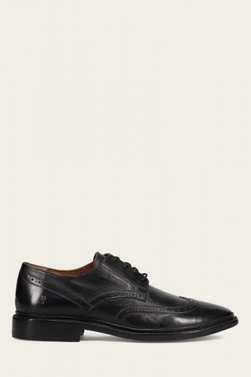 Frye Paul Wingtip - Black - Click Image to Close