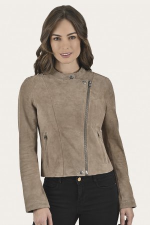 Frye Versatile Biker-racer Leather Jacket - Versatile Biker-racer Leather Jacket