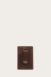Frye Logan Money Clip Card Case - Dark Brown