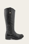 Frye Melissa Double Sole Button Lug Tall - Black