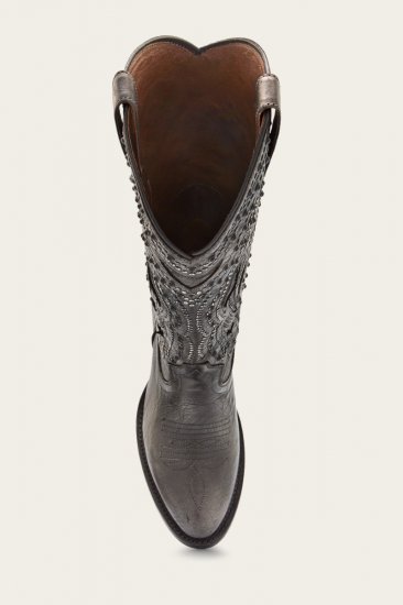 Frye Shelby Studded - Dark-pewter - Click Image to Close
