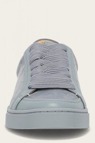 Frye Ivy Court Low Lace Sneaker - Steel-blue - Click Image to Close