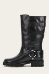 Frye Olivia Moto Mid - Black