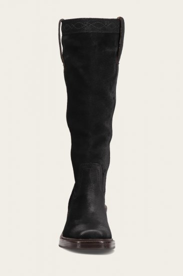 Frye Kate Pull On - Black-suede - Click Image to Close