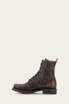 Frye Veronica Combat - Antiqued-black