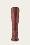 Frye Carson Piping Tall - Redwood