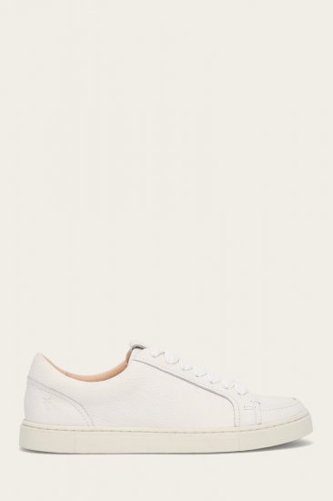 Frye Ivy Court Low Lace Sneaker - White - Click Image to Close