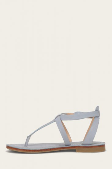 Frye Taylor Sandal - Steel-blue - Click Image to Close