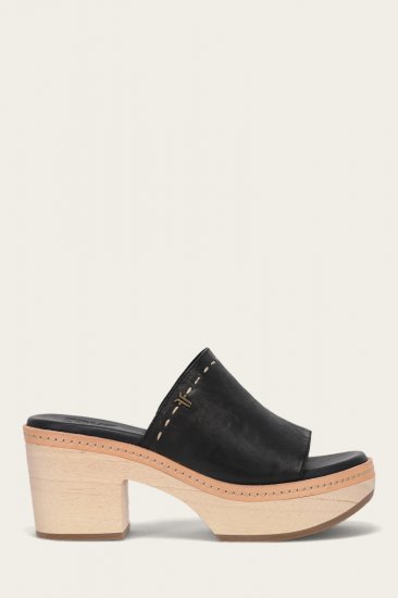 Frye Hazel 2 Slide - Black - Click Image to Close