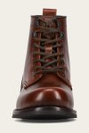 Frye Hudson Workboot Plain Toe - Mahogany
