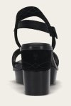 Frye Pipa Woodstock Sandal - Black