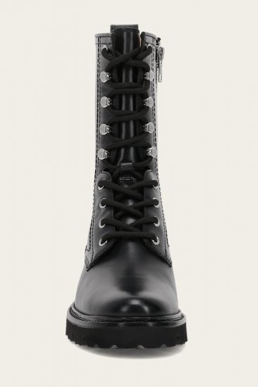 Frye Olivia Combat - Black - Click Image to Close